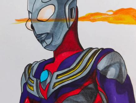 百看不厌迪迦歪头杀#迪迦奥特曼 #迪迦大古 #你要永远相信光 感谢@小橘子混剪 素材#手绘