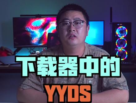 下载器中的YYDS#doutech #电脑小技巧 @DOU+小助手