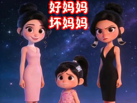 晚安睡前故事:儿童情商培养《好妈妈,坏妈妈》#儿童睡前故事 #创作者中心 #创作灵感 #儿童故事 #绘本故事