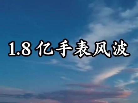 1.8Y手表风波 4