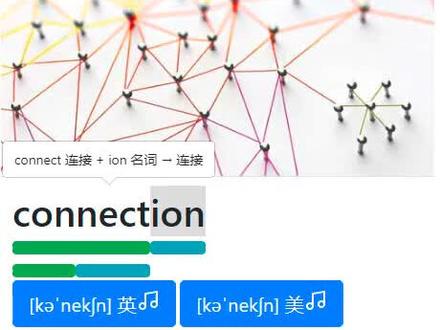 #英语单词 #英语四级 #背单词 英语4500单词--connection