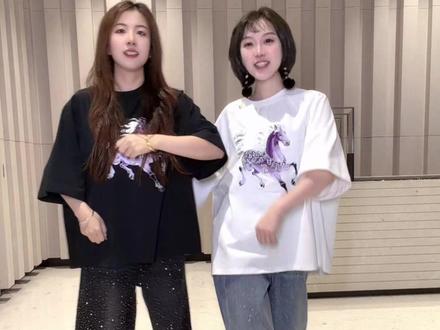 给我和表姐跳出汗了🥵#白龙马舞蹈挑战 #双人手势舞 #白龙马