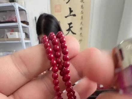 天然朱砂手链!保天然还能免费试戴?