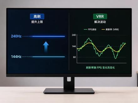 可变刷新率到底有什么用?G-Sync、FreeSync、AdaptiveSync一次讲清#数码讲明白 #显示器 #显示器科普 #可变刷新率