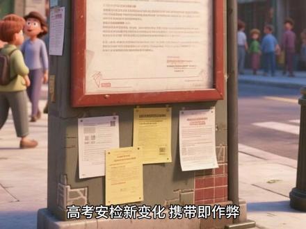 2026 高考安检新变化!这几样物品携带即作弊! #儿童益智#家长必读#知识科普#ai创作浪潮计划 #抖音全民写作大赛