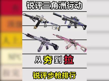 锐评三角洲热门步枪排行#从夯到拉#步枪#锐评#三角洲行动