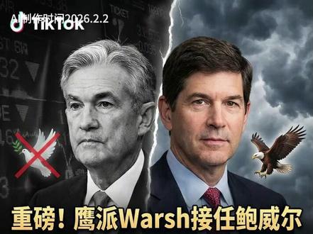 美联储突换鹰派主席!今年降息恐砍半,美股美债如何避险? 美联储主席换人引发市场巨震!鹰派理事凯文·沃什接棒鲍威尔,为何让瑞银紧急下调降息预期?全球资产会如何连锁反应?看懂人事变动背后的政策信号。
#美联储换人 #降息预期 #全球资产 #鹰派主席 #利率风险