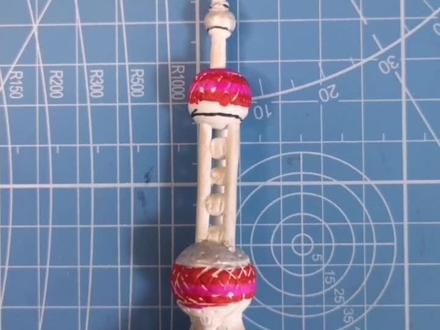 粘土东方明珠#粘土教程