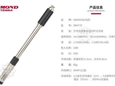 钻石合集(一)关于手持对讲机天线