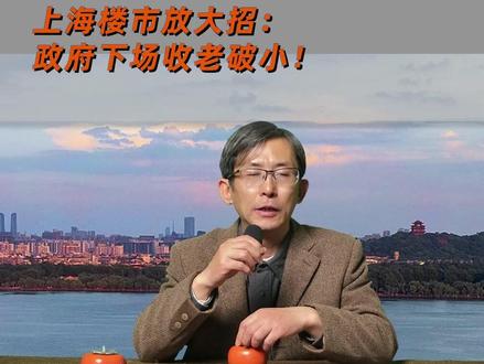 上海楼市放大招:政府下场收老破小! #楼市政策 #买房 #老破小
