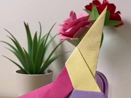 #飞镖折纸 三角飞镖太炫酷了,三张纸就能折!#亲子手工制作 #折纸教程