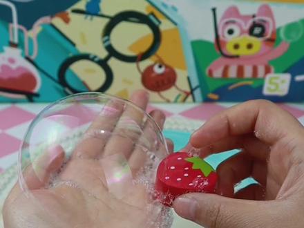 365个科学小实验,戳不破的泡泡#科学小实验 #在家做实验 #亲子实验