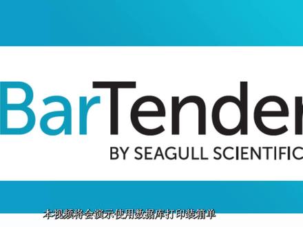 BarTender视频教程-数据库连接-图层-表格-表单-布局-条件打印#bartender使用视频教学 #bartender条码标签打印软件问题 #bartender条码软件 #上热门 #远程安装软件