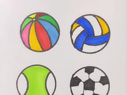 用圆画各种各样的球#简笔画教程 #儿童简笔画 #零基础学画画 #专注力 #创意美术 #幼师 #手帐 #开学必备 #亲子 @抖音小助手 @创作灵感小助手 @DOU+小助手