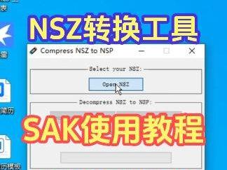 NSZ转换工具SAK使用教程 nsc builder干不了的活让它干#yuzu模拟器 #ryujinx模拟器 #switch #波斯王子