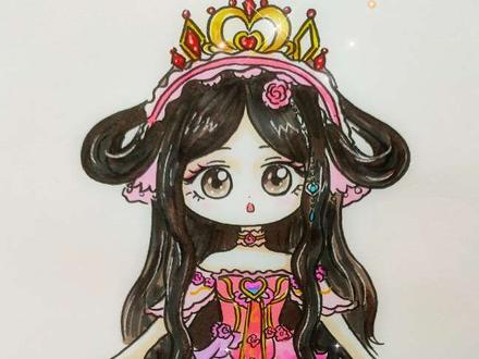 画叶罗丽金鎏心罗丽公主 #叶罗丽精灵梦 #罗丽公主 #画叶罗丽 #叶罗丽金鎏心 #叶罗丽简笔画