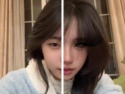 #姐姐平时都化这么浓的妆吗 笑的我丹疼我可以当演员了