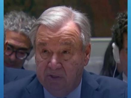 古特雷斯呼吁相关方:立即停火 重返谈判