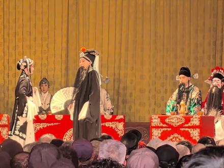 2月24日天津河北梆子剧院在河北省大城县王纪庄演出《王宝钏》