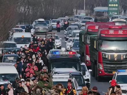 天山东骆驼队今天到达三原。接下来线路,三原~泾阳~咸阳~西安#旅行推荐官 #场面壮观