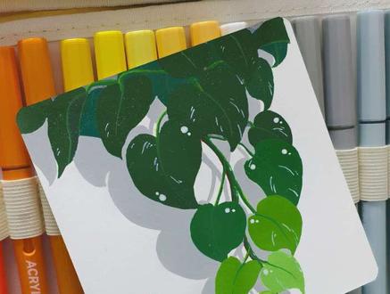 绿萝|这期的作品也是保姆级教程哦~
笔:掌握
纸:全棉中粗纹#抖音玩法合伙人计划#青年创作者计划#丙烯马克笔 #真实生活分享计划#手绘@DOU+小助手