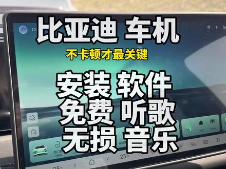海狮06听音乐正确姿势,无损音乐不用流量#电动汽车 #分享 #比亚迪