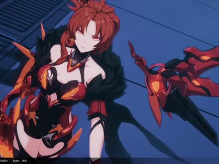 空白之键,真红骑士·月蚀#崩坏三 #姬子 #符华