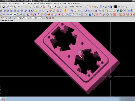 超级简单ESPRIT复杂大斜度五面滑块慢走丝加工方法