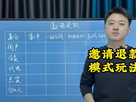 邀请退款玩法 #系统开发 #app开发 #小程序开发 #系统开发 #百纳网络