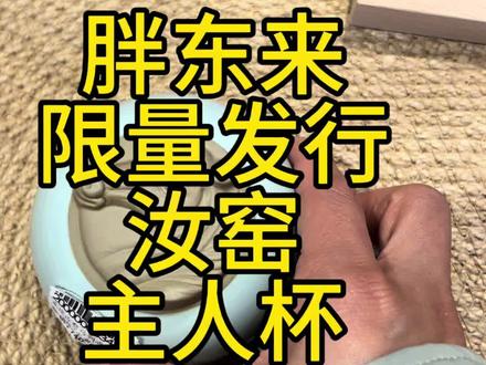 #胖东来的一些小细节 #茶器 #限量版 #汝窑 700多竟然可以在胖东来买到限量发售的真汝窑主人杯?!太不可思议了