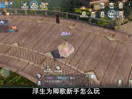 浮生为卿歌新手必知的攻略,新手必看攻略指南!