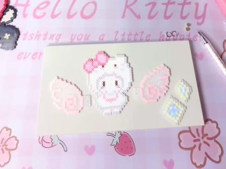 拼豆日记|会动翅膀的 Kitty🪽
#拼豆 #拼豆图纸 #拼豆教程 #kitty猫 #翅膀