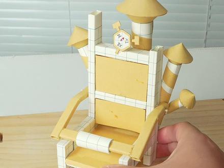 教你用纸做好玩的狂欢之椅~ #折纸教程 #手工制作 #创意DIY