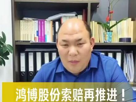 鸿博股份#股票索赔 #股票 #股票索赔律师谢保平 #鸿博股份