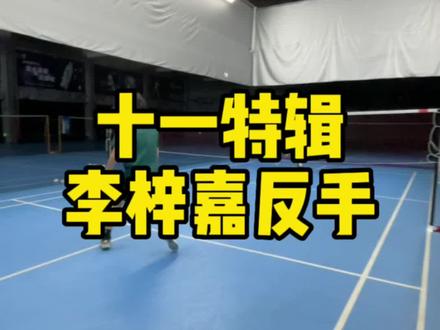一招让你成为李梓嘉#羽毛球教学 #羽毛球#球路