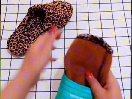 凉拖鞋秒变棉拖鞋,媳妇夸我太会过日子了#生活小妙招 #生活技巧 @DOU+小助手