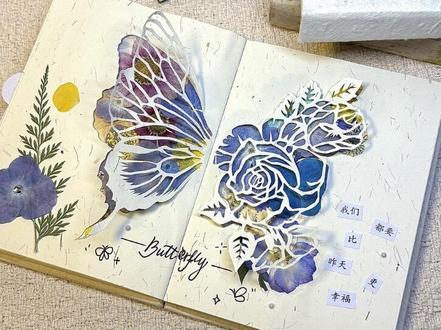 教程丨老己做完这页啥都招了 简单但很费时间的一页,做完想给自己跪下哈哈哈
#尼泊尔手工本 #尼泊尔手工本素材 #手工礼物 #礼物 #手工教程