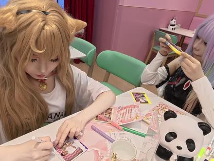 社恐遇到活泼可爱的小女孩,会发生什么有趣的事情呢#星梦偶像萌仆料理 #星梦空间 #女仆 #女仆餐厅 #cos