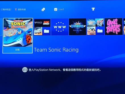 PS4主机双人游戏《索尼克团队赛车》