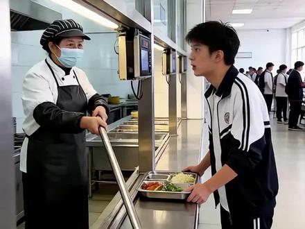 食堂阿姨打饭篇 #ai #抽象 #抢饭 #ai视频