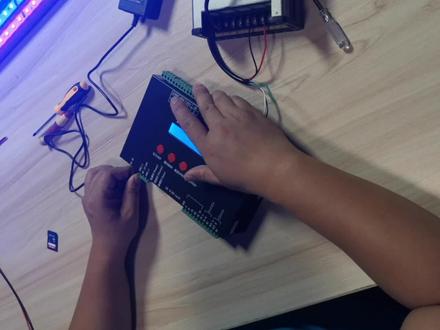 户外LED灯具外控DMX512控制如何操作和使用教程(一) #DMX512控制器 #dmx512全彩线条灯