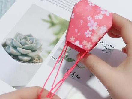 超级迷你的孔明灯,马上就是2020大家许愿吧#上热门 #折纸