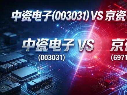 中瓷电子(003031)VS京瓷(6971)
京瓷断供?中瓷扩产!这才是硬科技的真实博弈
#国产替代 #新质生产力 #中瓷电子 #京瓷