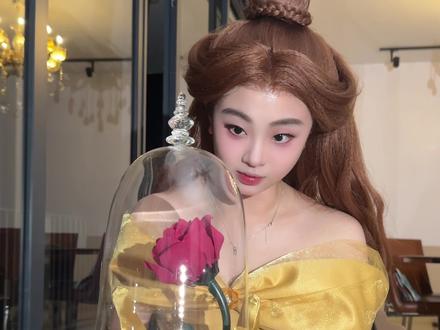 真的是困难重重😭 #美女与野兽 #迪斯尼 #diy #贝尔公主 #公主