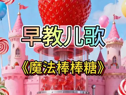 早教儿歌《魔法棒棒糖》#0-3岁儿童启蒙动画片 #早教儿歌#儿歌#棒棒糖#儿童益智动画片 #幼儿儿歌