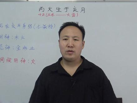 干支组合第十二集:丙火生于亥月详解 #八字 #易学