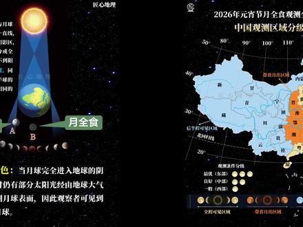 月食发生时,抬头见浪漫 #匠心地理 #月食 #月全食 #一起看月亮 #双胞老师讲地理