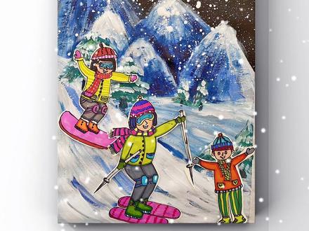 《滑雪大冒险》4~6岁
2022年北京冬季奥运会的成功申办,在众多比赛项目中,滑雪备受人们的喜爱和关注。#儿童美术 #画画 #儿童美术 #乱涂乱画系列 #创意美术 #一起学画画 #画画 #画画使我快乐 #创意儿童美术 #少儿创意绘画 #儿童绘画 #少儿美术教育 #每日一画 #想画就画 #孩子一起动手吧 #滑雪 #滑雪大冒险 #滑雪季