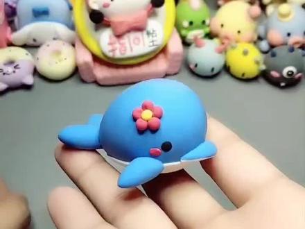 来做只超简单的#小海豚 吧,距你们开学还有多久?#超轻粘士