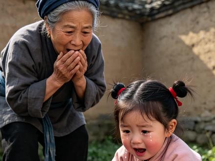 王婆奇遇记 偷红薯的小女孩浑身冰凉,为何哭出的眼泪能长出人参?#AI创作浪潮计划 #正能量 #民间故事 #奇闻奇事 #奇闻异事